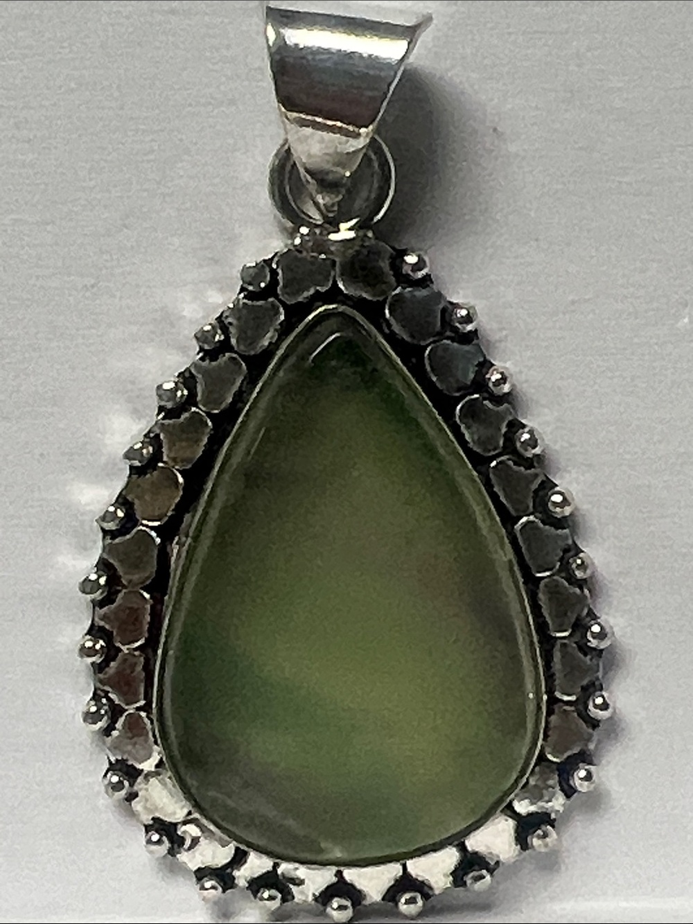 Prehnite pendant
